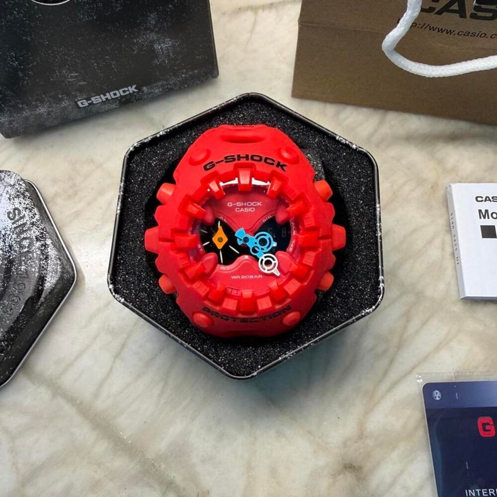 Red Alien Eyes Men's Adjustable Watch